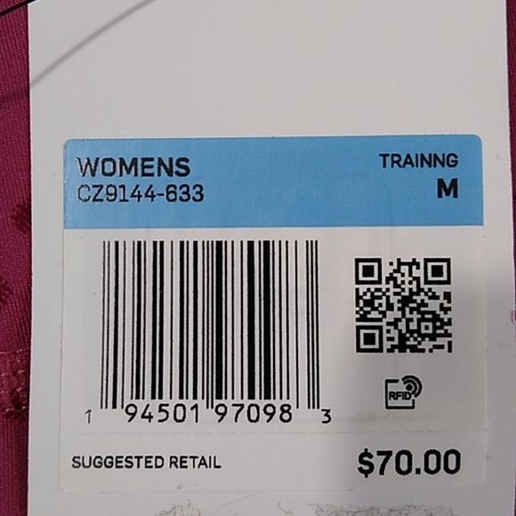 New Nike Yoga Training Pants Medium High Rise 7/8 Length - Picture 9 of 15